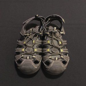 Gray Active Sandals - Boys Size 1